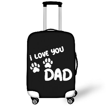 Discover I Love You Dad Puppy Love for dark Luggage Covers