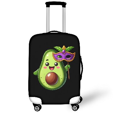 Discover Mardi Gras Avocado Vegan Veggie Cartoon Luggage Covers