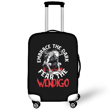 Discover Cryptid Embrace The Dark Fear The Wendigo Luggage Covers