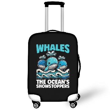 Discover Whales The Ocean's Marine Animal Whale Watching Luggage Covers