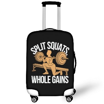 Discover Bulgarian Squat Exercise Fitness Workout Gym Luggage Covers