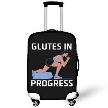 Discover Bulgarian Squat Exercise Fitness Workout Gym Luggage Covers