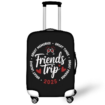 Discover Friends Trip Vacation 2025 Friends Matching Group Luggage Covers