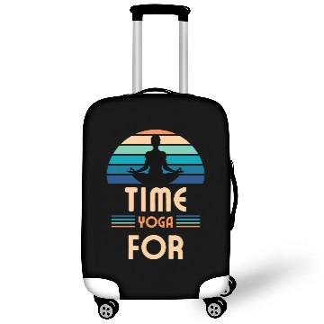 Discover Sunrise Serenity Yoga Silhouette Art Print - Relax Luggage Covers