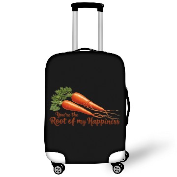 Discover Root of My Happiness – Cute Carrot Pun Luggage Covers