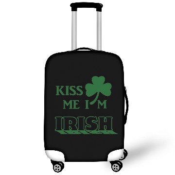 Discover Kiss Me Im Irish 2025 Luggage Covers