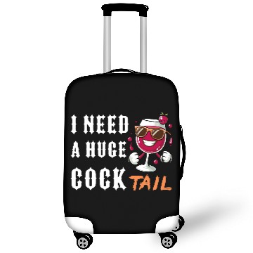 Discover drinking, funny, huge, cocktail, adult, humor, Luggage Covers