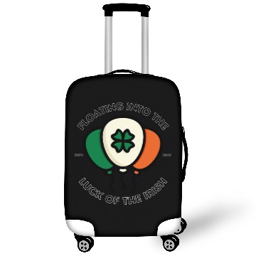 Discover Floating into the luck of the irish Luggage Covers