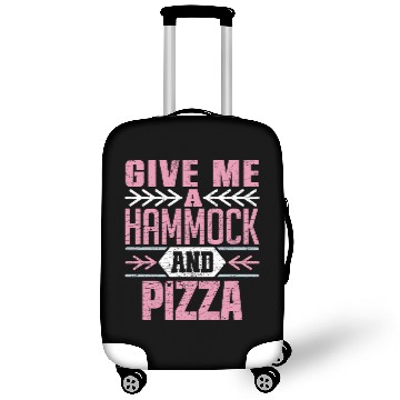 Discover Give Me A Hammock And Pizza Fun Leisure Lover Luggage Covers