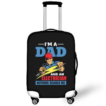 Discover Electrician Dad – Fearless Father Luggage Covers