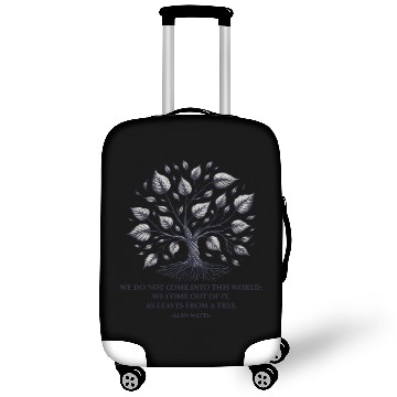 Discover Alan Watts | Tree of Life & Spiritual Wisdom Luggage Covers