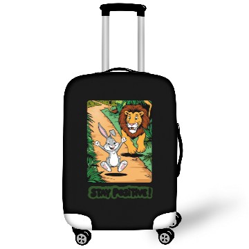 Discover Stay Positive | Motivational & Inspirational Quote Luggage Covers