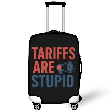 Discover Tariffs Are Stupid, Anti-Tariff, Anti-Trump Luggage Covers