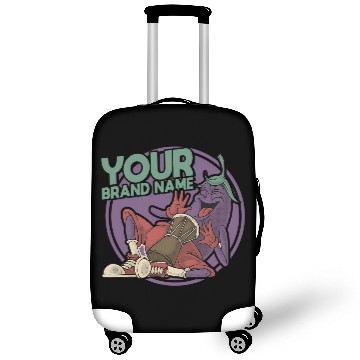 Discover Funky Eggplant Drummer – Funny Cartoon Music T-Shi Luggage Covers