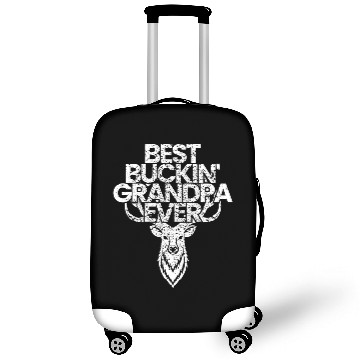 Discover Best Bucking Grandpa Ever Uncle Papa Hunting Gift Luggage Covers