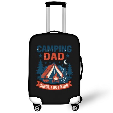 Discover Camping Dad Since I Have Kids gif for Father’s day Luggage Covers