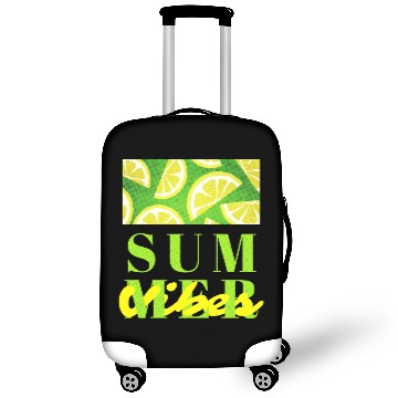 Discover Lemon Fresh Summer Mood – Minimalist Citrus Art Luggage Covers