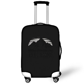 Discover Vintage Take A Hike Nature Is Hiking Mountain Luggage Covers