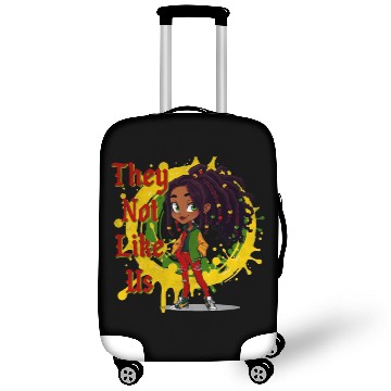 Discover They Not Like Us Black History Melanin African Luggage Covers