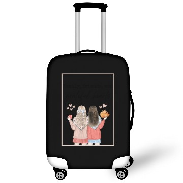 Discover Family, friends, and grateful hearts Luggage Covers