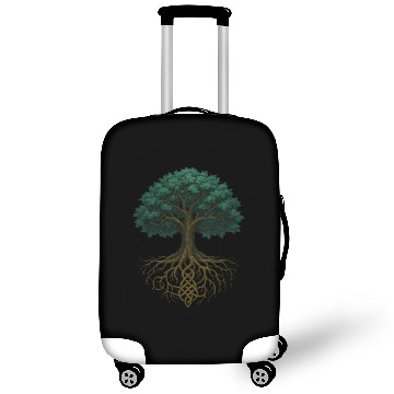 Discover Ancient Yggdrasil Tree of Life – Celtic Forest Roo Luggage Covers