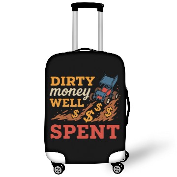 Discover Sprint Car Racing Dirt Track Speed Oval Race Luggage Covers