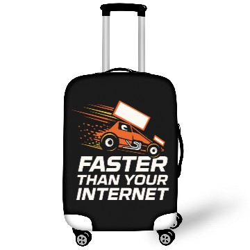 Discover Sprint Car Racing Dirt Track Speed Oval Race Luggage Covers