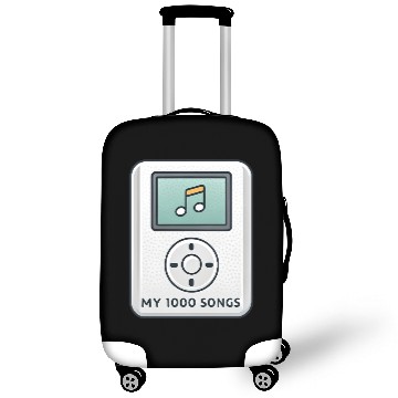 Discover My 1000 Songs MP3 Player Retro 2000s Y2K Luggage Covers