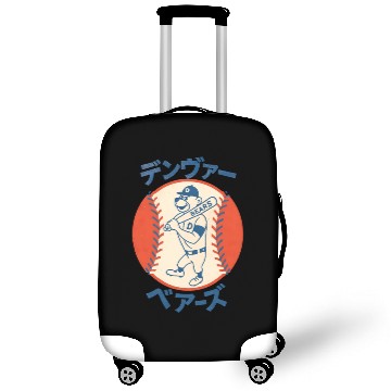 Discover Vintage Denver Bears Baseball Japanese Style Luggage Covers