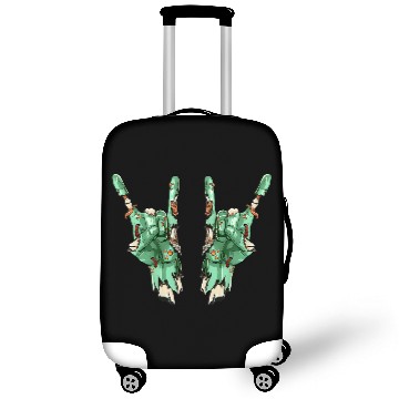 Discover Zombie Hand Rock Sign Zombies Horror Halloween Luggage Covers
