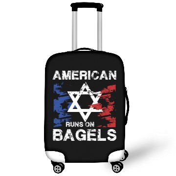 Discover American Pride with Star and Bagel Spirit Luggage Covers