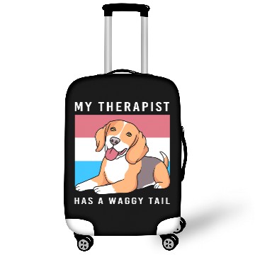 Discover Therapy Dog Lover Psychology Therapist Luggage Covers