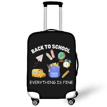 Discover It's Fine I'm Fine Everything Is Fine Teacher Shi Luggage Covers