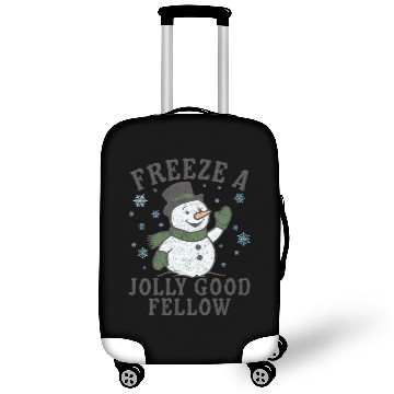 Discover Frosty Snowman Jolly Greeting Design Luggage Covers