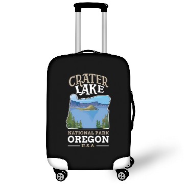 Discover Crater Lake National Park US Oregon Luggage Covers