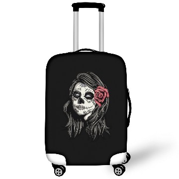 Discover Santa Muerte Holy Woman Luggage Covers