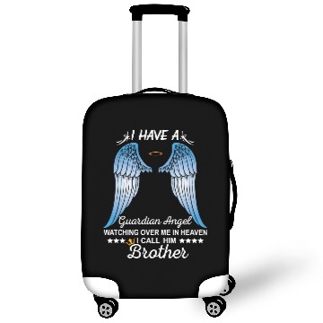 Discover My Brother Is My Guardian Angel Luggage Covers