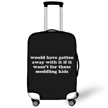 Discover Scooby Doo Meddling Kids Funny Retro TV Show Quote Luggage Covers