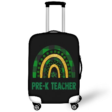 Discover One Lucky Pre-K Teacher Rainbow St Patricks Day Sh Luggage Covers