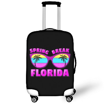 Discover Spring Break Florida Family Matching Girl Cool Ret Luggage Covers