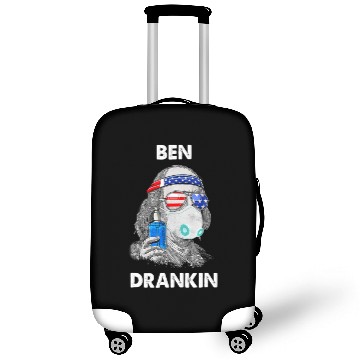 Discover Ben Drankin 4Th Of July Benjamin Franklin Luggage Covers