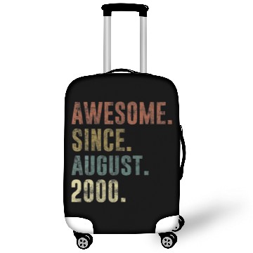 Discover 21St Birthday Retro Vintage Awesome Since August 2 Luggage Covers