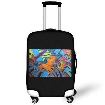 Discover Street Art London Colors Graffiti Luggage Covers