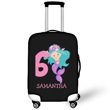 Discover Pearl – Ocean jewel 6th Mermaid birthday Luggage Covers
