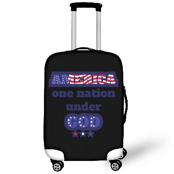 Discover USA Casual Short Sleeve American  Tops Luggage Covers
