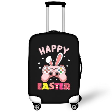 Discover Video Game Easter Boys Girls Bunny Gaming Controll Luggage Covers
