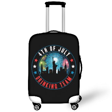 Discover Fireworks Director 4Th Of July Drinking Team Luggage Covers