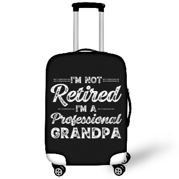 Discover Funny Fathers Day Retired Grandpa For Luggage Covers
