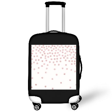 Discover girly rose gold glitter confetti polka dots Luggage Covers