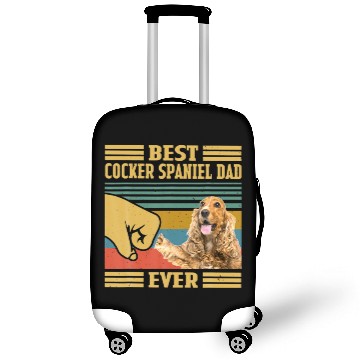Discover Best English Cocker Spaniel Dad Ever Vintage Fathe Luggage Covers